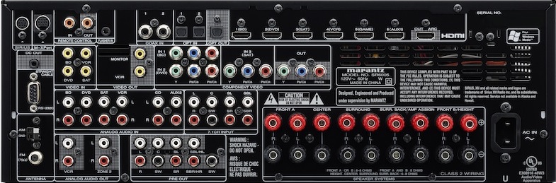 receiver inputs and outputs
